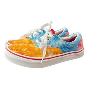 Vans Era Tie Dye Low Top Skate Shoes Multicolor Canvas Sneakers Juniors Sz 4